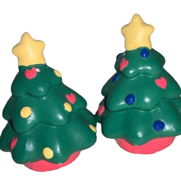 Current Ceramic Christmas Tree Salt & Pepper Shaker Set - Picture 4 of 7